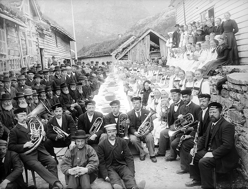 Celebrations, Flatekval, 1898. From Fylkesarkivet i Sogn og Fjordane on Flickr Commons