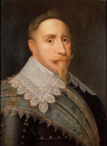 porträtt av Gustaf II Adolf