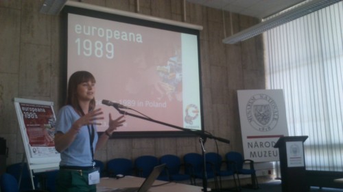 Presentation av mediakampanj på Europeana Awarness-mötet