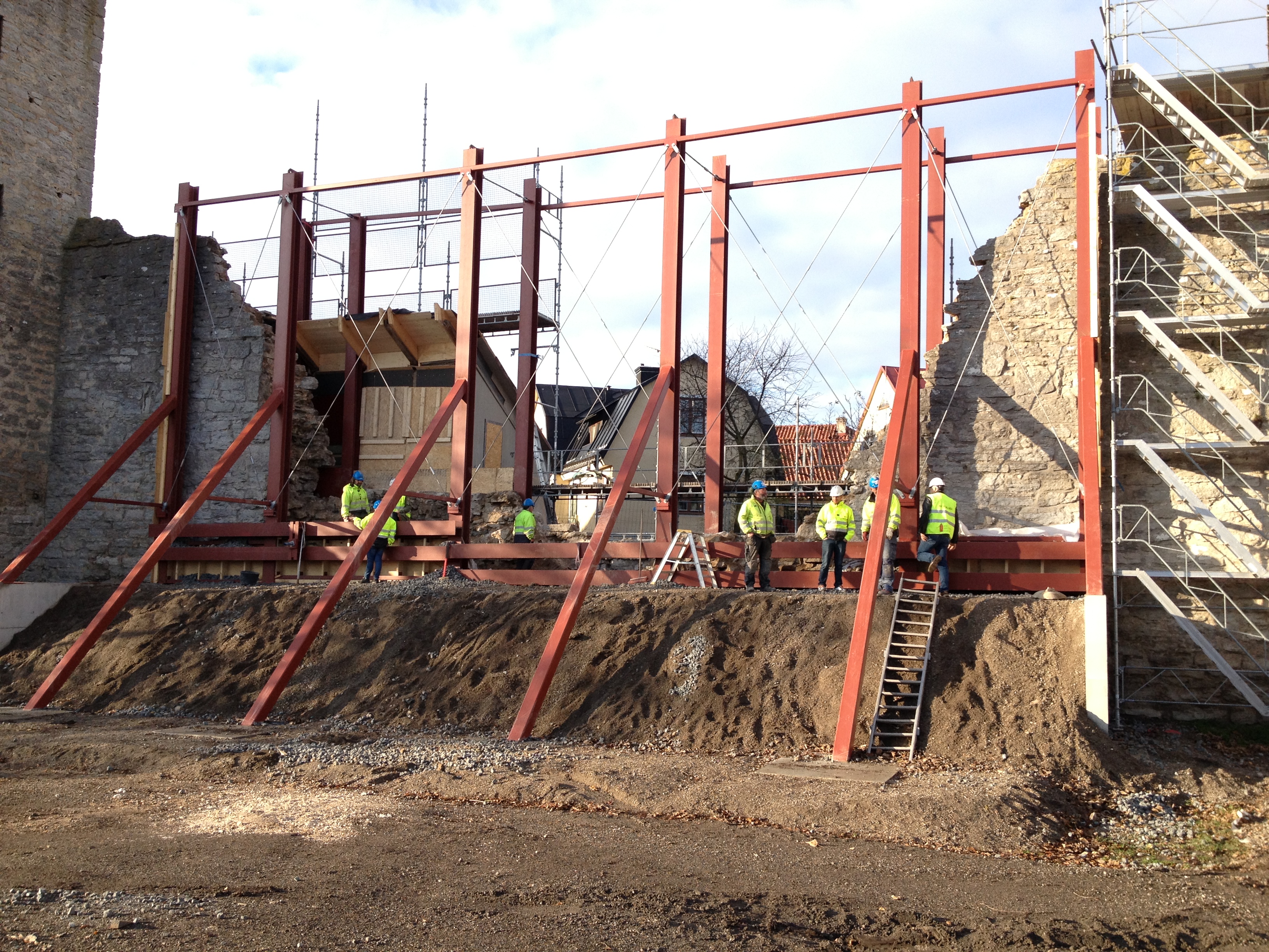 Visby ringmur, november 2013