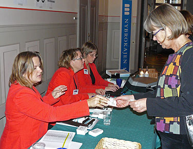 Registrering på Höstmötet 2007. Foto: Lars Lundqvist