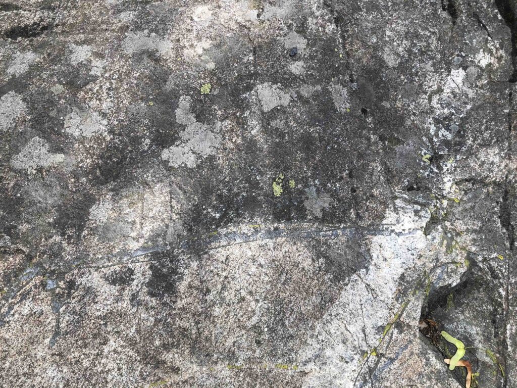 Otydliga runor i en häll